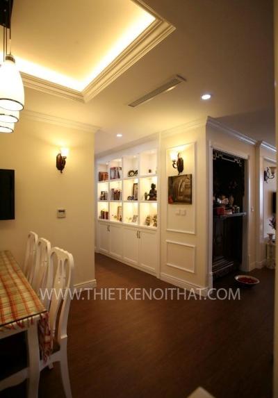  Thi công nội thất chung cư Tân cổ điển Mandarin Garden - Chị Lan